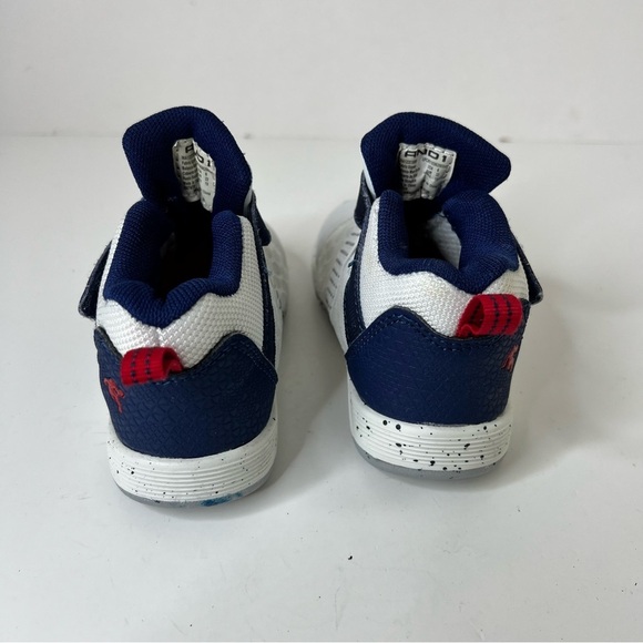 Jordan And1 Toddler White and Blue Sneakers Size 6 - Picture 6 of 8